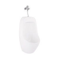 Писсуар подвесной Qtap Crow с краном-дозатором 360x285x675 White QT0588112HW