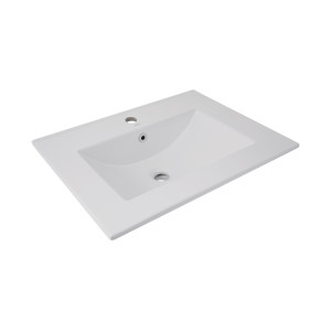 Раковина Qtap Albatross 620х460х180 White без донного клапана QT01113060CW1