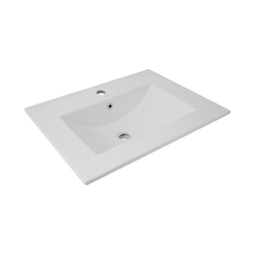 Раковина Qtap Albatross 620х460х180 White без донного клапану QT01113060CW1