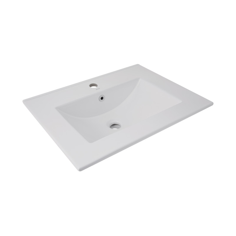 Раковина Qtap Albatross 620х460х180 White без донного клапану QT01113060CW1