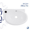 Раковина Qtap Leo 430x285x160 White QT11111008LW — фото4