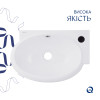 Раковина Qtap Leo 430x285x160 White QT11111008RW — фото4