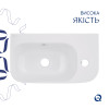 Раковина Qtap Tern 450х250х158 White QT1711H02RW — фото4