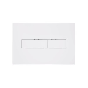 Клавіша змиву Qtap Standard 152x236x28 мм, White, лінійна QTSTD164W49471