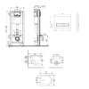 Готове рішення Qtap для ванної кімнати: підвісний унітаз Taurus Ultra Quiet 485×360×350 + комплект інсталяції Nest 4 в 1 (лінійна клавіша Satin) — фото2