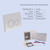 Готовое решение Qtap для ванной комнаты: подвесной унитаз  Swan Rimless 520х360х320 + комплект инсталляции Nest 4 в 1 (круглая клавиша Satin) — фото5