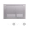 Готове рішення Qtap для ванної кімнати: підвісний унітаз Swan Rimless 520х360х320 + комплект інсталяції Nest 4 в 1 (квадратна клавіша Satin) — фото 9