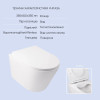 Готовое решение Qtap для ванной комнаты: подвесной унитаз Swan Rimless 520х360х320 + комплект инсталляции Nest 4 в 1 (квадратная клавиша Chrome) — фото 3