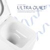 Готове рішення Qtap для ванної кімнати: підвісний унітаз Gemini Ultra Quiet 520×360×350 + комплект інсталяції Nest 4 в 1 (лінійна клавіша Matt Black) — фото 5