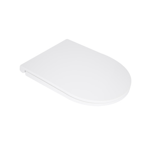 Сиденье для унитаза Qtap (Kolibri) 455×360×30 мм, White, с микролифтом Slim Duroplast, Quick Release QTST179W49488
