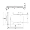 Сидіння для унітаза Qtap Kalao з мікроліфтом Slim QT08991213AW — фото2