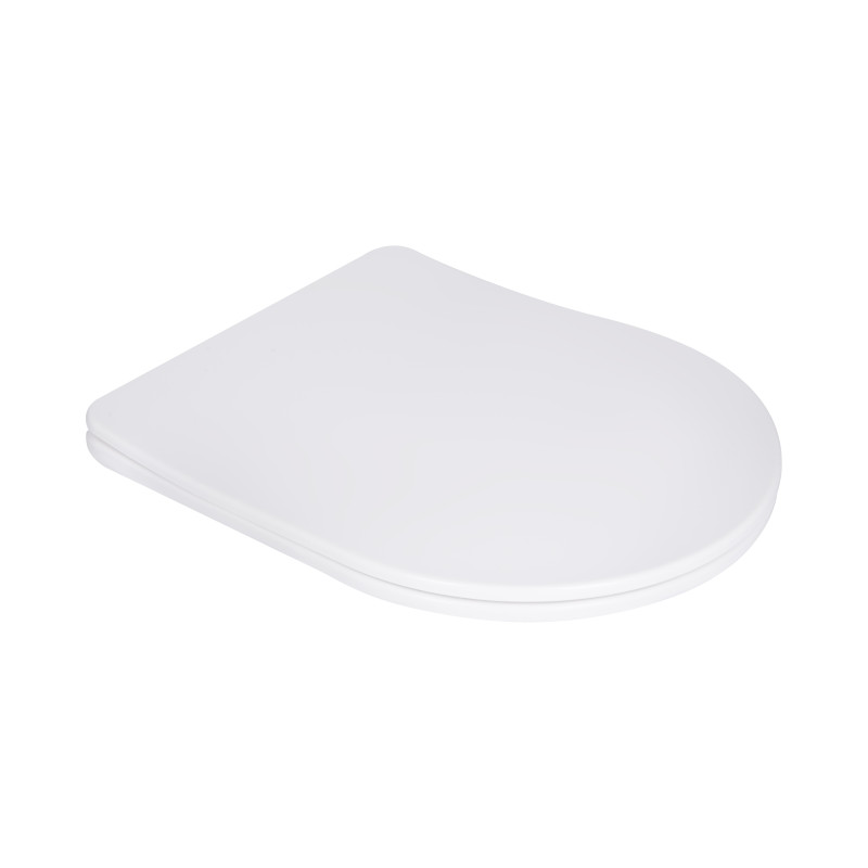 Сидіння для унітаза Qtap (Robin 490,610, Scorpio 490) з мікроліфтом Slim QTSC179W48675