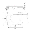 Сидіння для унітаза Qtap (Tern) з мікроліфтом Slim QT99HXU10W — фото2