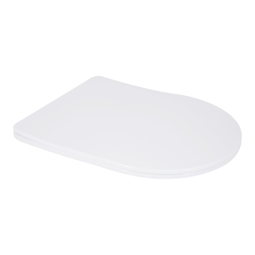 Qtap Сиденье для унитаза (Grand) 425х363х30 мм, White, с микролифтом, Slim Duroplast, Quick Release