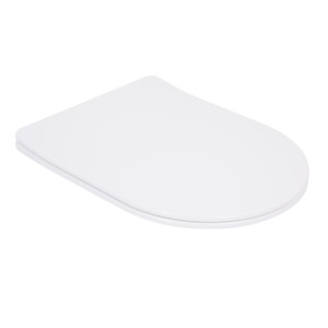 Сидіння для унітаза  (Robin 520,660, Scorpio 520,660) 460x362x50 мм, White, з мікроліфтом, Slim Duroplast, Quick Release QTSC179W47351 Qtap