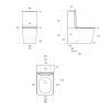 Унітаз підлоговий Qtap Tern Ultra Quiet безобідковий з сидінням Soft-Close QT17226003AW White — фото2