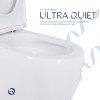 Унітаз підлоговий Qtap Robin New Ultra Quiet безобідковий з сидінням Soft-close WHITE QT13226083AW — фото5