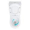 Унітаз-моноблок підлоговий Qtap Kolibri Ultra Quiet безобідковий з сидінням Soft-close WHITE QT10226380W — фото5