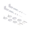 Унітаз підлоговий Qtap Virgo Ultra Quiet безобідковий з сидінням Soft-close WHITE QT18226092AW — фото9