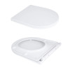 Унітаз підлоговий Qtap Dove Rimless безобідковий з сидінням Soft-close WHITE QT06228380BW — фото7