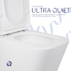 Унітаз підлоговий Qtap Tern Ultra Quiet безобідковий з сидінням Soft-Close QT17226003AW White — фото5
