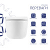 Унітаз підвісний Qtap Taurus безободковий з сидінням Soft-close QTTAU26W45428 — фото3