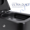 Унітаз підвісний Qtap Gemini безободковий з сидінням Soft-close QT2533076EUQMB — фото5