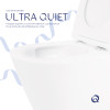 Унітаз підвісний Qtap Swan безободковий Ultra Quiet з сидінням Soft-close QT16335179W — фото 5