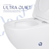 Унітаз підвісний Qtap Jay безободковий Ultra Quiet з сидінням Soft-close QT07335177W — фото5