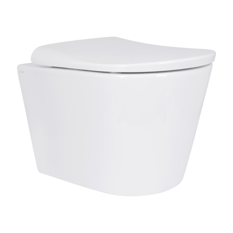 Унітаз підвісний Qtap Scorpio ML Ultra Quiet 490x365x325 мм, з сидінням Soft-close MagLock, White QTSCOML26W49622