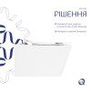 Унітаз підвісний Qtap Crow Rimless безобідковий з сідінням Soft-close QT05335170W — фото4