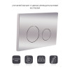 Панель смыва для унитаза Qtap Nest QT0111M11112CRM — фото3