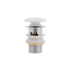 Qtap Pop-up Донный клапан для биде с переливом 70х70х110 mm White — фото3