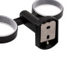 Склянка з тримачем Qtap Liberty настінна подвійна QTLIBBLM1155 Black — фото3