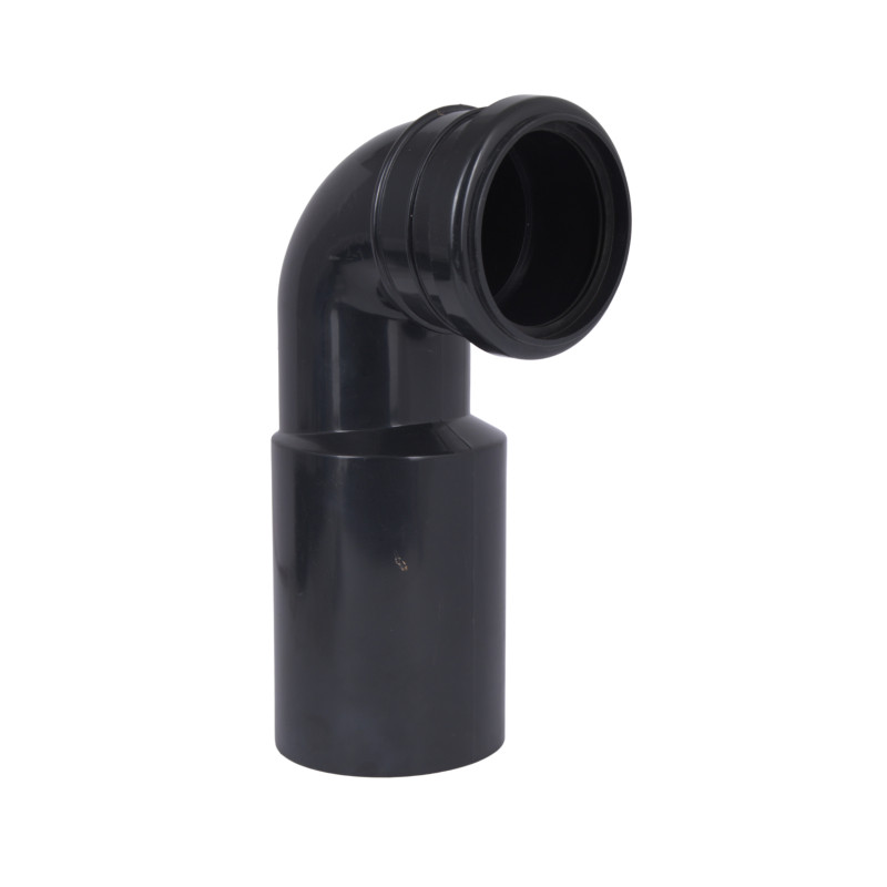 Патрубок Qtap сливной угловой DN90 112х158х304 мм для инсталляции Standard QTSTD167BL50800