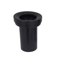 Патрубок Qtap зливний прямий DN90 140х140х186 мм для інсталяції Standard QTSTD167BL49808