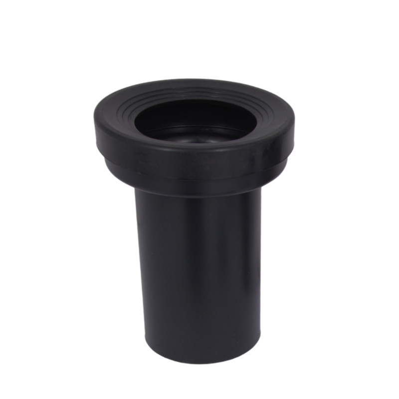 Патрубок Qtap зливний прямий DN90 140х140х186 мм для інсталяції Standard QTSTD167BL49808