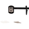 Держатель для полотенца Qtap Liberty 3 крючка 365 мм QTLIBBLM1154-3 Black — фото3