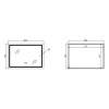 Зеркало Qtap Mideya 1000х700 с LED-подсветкой Touch, с антизапотеванием, диммером QT2078NCF10070W — фото 2