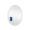 Дзеркало Qtap Mideya 500х700 з LED-підсвічуванням Touch, з антизапотіванням, димером QT2078NCR5070W — фото 3