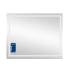 Дзеркало Qtap Mideya (DC-F614) 1000х800 з LED-підсвічуванням Touch, з антизапотіванням, димером QT2078F614W — фото3