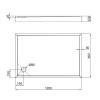 Душовий піддон Qtap Tern 3012812 120x80x12 см + сифон — фото2