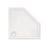 Душовий піддон Qtap Diamond 301112 100x100x12 см + сифон — фото3