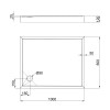 Душовий піддон Qtap Tern 301812C 100x80x12 см + сифон — фото2
