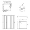 Набор Qtap душевая кабина Presto CRM1099SP5 Pear 1970x900x900 мм + поддон Tern 309912C 90x90x12 см с сифоном — фото2