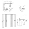 Набор Qtap душевая кабина Taurus CRM1099AC6 Clear 2020x900x900 мм + поддон Robin 309912C 90x90x12 см с сифоном — фото2