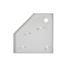 Набор Qtap душевая кабина Leo CRM10995-AC6 Clear 2020x900x900 мм + поддон Diamond 309912 90x90x12 см с сифоном — фото4