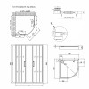 Набор Qtap душевая кабина Taurus CRM1011AC6 Clear 2020x1000x1000 мм + поддон Robin 301112 100x100x12 см с сифоном — фото2