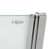 Штора на ванну Qtap Standard CRM407513APR скло Pear 6 мм, 75х140 см, права — фото4