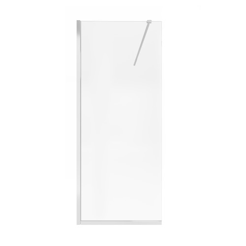 Душевая перегородка Qtap Walk-In Standard CRM209.C8 90х200 см, стекло Clear 8 мм, покрытие CalcLess